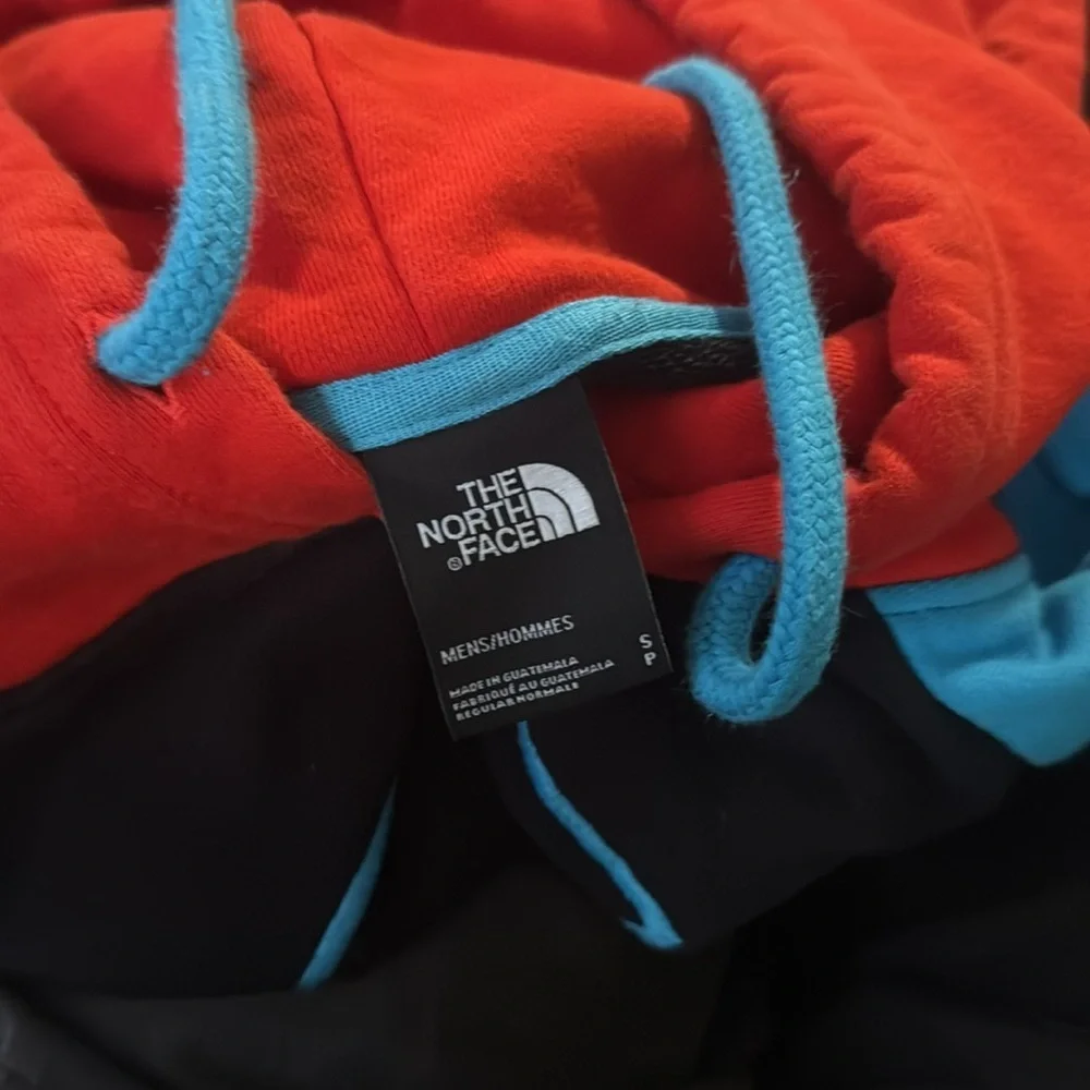 THE NORTH FACE Extreme Pullover Hoodie Black In Tnf Black/ Fiery Red/ Blue Small